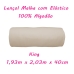 Len&ccedil;ol Avulso KazzaVip King Com El&aacute;stico Malha 100% Algod&atilde;o Liso Linha Casa Bege Caqui