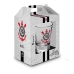 Copo Dose Individual KazzaVip Vidro Oficial Licenciado Corinthians Football Club 60ml Incolor