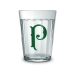 Copo Avulso Americano KazzaVip De Vidro Palmeiras Oficial Licenciado 190ML Incolor