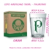Copo Avulso Americano KazzaVip De Vidro Palmeiras Oficial Licenciado 190ML Incolor
