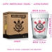 Copo Avulso Americano KazzaVip De Vidro CORINTHIANS Oficial Licenciado 190ML Incolor