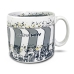 Caneca KazzaVip Est&aacute;dio do Atl&eacute;tico Mineiro Cer&acirc;mica 360 ML Arena MRV Oficial Licenciada Branco