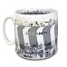 Caneca KazzaVip Est&aacute;dio do Atl&eacute;tico Mineiro Cer&acirc;mica 360 ML Arena MRV Oficial Licenciada Branco