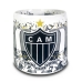 Caneca KazzaVip Est&aacute;dio do Atl&eacute;tico Mineiro Cer&acirc;mica 360 ML Arena MRV Oficial Licenciada Branco