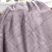 Manta KazzaVip Casal Microfibra 100% Poliéster Flannel Gales Efeito Jacquard 240g/m2 Rose