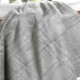 Manta KazzaVip King Microfibra 100% Poliéster Flannel Gales Efeito Jacquard 240g/m2 Prata
