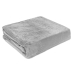 Manta KazzaVip Casal Microfibra 100% Poliéster Flannel Gales Efeito Jacquard 240g/m2 Prata