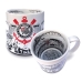 Caneca KazzaVip Est&aacute;dio do Time do Corinthians 360 ML Cer&acirc;mica Tim&atilde;o Oficial Licenciada Branco