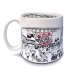 Caneca KazzaVip Est&aacute;dio do Time do Corinthians 360 ML Cer&acirc;mica Tim&atilde;o Oficial Licenciada Branco