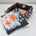 Cama Pet para Cães e Gatos KazzaVip Sarja 100% Poliéster Estampada Tamanho(M)Preto