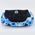 Cama Pet para Cães ou Gatos KazzaVip Pelúcia 1,5mm Toque Suave 100% Poliéster Estampa Gatinhos Tamanho(P) Azul