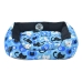 Cama Pet para Cães ou Gatos KazzaVip Pelúcia 1,5mm Toque Suave 100% Poliéster Estampa Gatinhos Tamanho(P) Azul