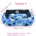 Cama Pet para Cães ou Gatos KazzaVip Pelúcia 1,5mm Toque Suave 100% Poliéster Estampa Gatinhos Tamanho(P) Azul