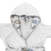 Roupão Infantil Tecebem Com Capuz Malha Plush Atoalhado Kim 88% Algodão 12% Poliéster Branco