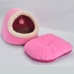Toca Cama Pet para Cães ou Gatos KazzaVip Pelúcia 1,5mm Toque Suave 100% Poliéster Pompom Tam. Único Rosa