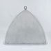 Toca Cama Quadrada para C&atilde;es ou Gatos KazzaVip Pel&uacute;cia 1,5mm Toque Suave 100% Poli&eacute;ster Tam M Cinza