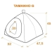 Toca Cama Quadrada para Cães ou Gatos KazzaVip Pelúcia 1,5mm Toque Suave 100% Poliéster Tam G Chocolate