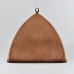 Toca Cama Quadrada para Cães ou Gatos KazzaVip Pelúcia 1,5mm Toque Suave 100% Poliéster Tam G Chocolate