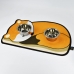 Tapete Comedouro Pet KazzaVip Parte Externa Pelúcia 1,5mm Fundo em EVA Raposa 58cmx39cm Laranja