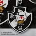 Chaveiro KazzaVip Emborrachado Oficial Escudo Time Vasco Gama Fecho Mosquetão Futebol Brasileiros Preto