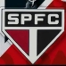 Chaveiro KazzaVip Emborrachado Oficial Escudo Time Sao Paulo Fecho Mosquet&atilde;o Futebol Brasileiros Preto