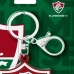 Chaveiro KazzaVip Emborrachado Oficial Escudo Time Fluminense Fecho Mosquet&atilde;o Futebol Brasileiro Gren&aacute;