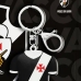 Chaveiro Camisa KazzaVip Emborrachado Oficial Time Vasco Fecho Mosquet&atilde;o Futebol Brasileiro Preto