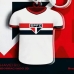 Chaveiro Camisa KazzaVip Emborrachado Oficial Time Sao Paulo Fecho Mosquet&atilde;o Futebol Brasileiro Branco