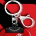 Chaveiro Camisa KazzaVip Emborrachado Oficial Time Flamengo Fecho Mosquet&atilde;o Futebol Brasileiro Vermelho
