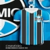 Chaveiro Camisa KazzaVip Emborrachado Oficial Time Gremio Fecho Mosquet&atilde;o Futebol Brasileiro Azul 
