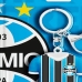 Chaveiro Camisa KazzaVip Emborrachado Oficial Time Gremio Fecho Mosquet&atilde;o Futebol Brasileiro Azul 