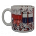 Caneca KazzaVip do Paran&aacute; Cer&acirc;mica 360 ML Est&aacute;dio Vila Capanema Licenciada Branco