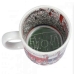 Caneca KazzaVip do Paran&aacute; Cer&acirc;mica 360 ML Est&aacute;dio Vila Capanema Licenciada Branco