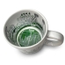 Caneca KazzaVip do Goi&aacute;s Esporte Clube Cer&acirc;mica 360 ML Est&aacute;dio da Serrinha Licenciada Branco