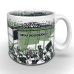 Caneca KazzaVip do América Futebol Clube Cerâmica 360 ML Estádio Arena Independência Licenciada Branco