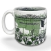 Caneca KazzaVip do América Futebol Clube Cerâmica 360 ML Estádio Arena Independência Licenciada Branco