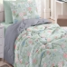 Edredom KazzaVip Solteiro Malha 100% Algodão Basic Estampado Serena 150mx220m Cinza