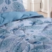 Edredom KazzaVip Solteiro Malha 100% Algod&atilde;o Basic Estampado Gal&aacute;xia 150mx220m Azul