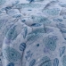 Edredom KazzaVip Solteiro Malha 100% Algod&atilde;o Basic Estampado Gal&aacute;xia 150mx220m Azul