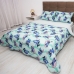 Edredom KazzaVip Casal Malha 100% Algodão Disney Stitch Fit 2,00mx220m Verde Sublime