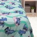 Edredom KazzaVip Casal Malha 100% Algodão Disney Stitch Fit 2,00mx220m Verde Sublime