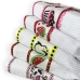 Kit 05 Pano De Prato Copa KazzaVip Genova Felpudo Atoalhado 85% Algodão Bordado 49cmx65cm Branco