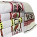 Kit 06 Pano De Prato Copa KazzaVip Genova Felpudo Atoalhado 85% Algodão Bordado 49cmx65cm Branco