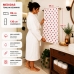 Kit 04 Unidades - Toalha de Banho KazzaVip Felpuda 100% Algod&atilde;o Floren&ccedil;a Estampada Cora&ccedil;&otilde;es 69cmx130m Branco