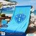 Toalha Praia KazzaVip Veludo Estampado 100% Algodão Brasão Licenciado Oficial Clube Paysandu 70cm x 140m Azul