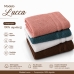 Kit 02-Toalha de Rosto KazzaVip Felpuda 100% Algodão Lucca 45cmx80cm Sortido