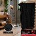 Toalha de Banho KazzaVip Jacquard Veludo 100% Algodão Barra Bordada Tetra Futebol Flamengo CRF 70cmx140m Preto