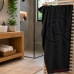 Toalha de Banho KazzaVip Jacquard Veludo 100% Algodão Barra Bordada Tetra Futebol Flamengo CRF 70cmx140m Preto