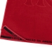 Toalha de Banho KazzaVip Jacquard Veludo 100% Algodão Barra Bordada Tetra Futebol Flamengo CRF 70cmx140m Vermelho Scarlet