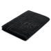 Toalha Social Academia e Mão Buettner Jacquard Veludo 100% Algodão Futebol Flamengo 33cmx50cm Preto
